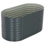 Arriate de acero galvanizado gris 160x80x81 cm | Foro24.es | Tu tienda online para hogar, jardín y más Foro24.es