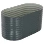 Gray galvanized steel flower bed 160x80x81 cm by vidaXL, Pots and planters - Ref: Foro24-45524, Price: 138,18 €, Discount: %