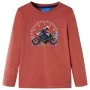 Kinderlangarmshirt in Hennafarbe, Größe 92. von , Kinder-T-Shirts - Ref: Foro24-12649, Preis: 8,30 €, Rabatt: %