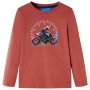 Kinderlangarmshirt in Hennafarbe, Größe 92. von , Kinder-T-Shirts - Ref: Foro24-12649, Preis: 8,39 €, Rabatt: %