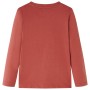 Kinderlangarmshirt in Hennafarbe, Größe 92. von , Kinder-T-Shirts - Ref: Foro24-12649, Preis: 8,39 €, Rabatt: %