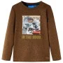 Kinder Langarmshirt in Cognac Melange, Größe 92. von , Kinder-T-Shirts - Ref: Foro24-12829, Preis: 8,59 €, Rabatt: %