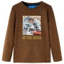 Kinder Langarmshirt in Cognac Melange, Größe 92. von , Kinder-T-Shirts - Ref: Foro24-12829, Preis: 8,66 €, Rabatt: %