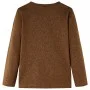Kinder Langarmshirt in Cognac Melange, Größe 92. von , Kinder-T-Shirts - Ref: Foro24-12829, Preis: 8,59 €, Rabatt: %