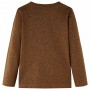 Kinder Langarmshirt in Cognac Melange, Größe 92. von , Kinder-T-Shirts - Ref: Foro24-12829, Preis: 8,66 €, Rabatt: %