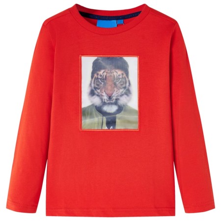 Camiseta infantil de manga larga rojo 92 by , Kids T-shirts - Ref: Foro24-13284, Price: 8,66 €, Discount: %