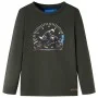 Kinder Langarmshirt in Khaki, Größe 92. von , Kinder-T-Shirts - Ref: Foro24-12654, Preis: 8,30 €, Rabatt: %
