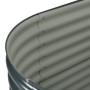 Arriate de acero galvanizado gris 160x80x81 cm | Foro24.es | Tu tienda online para hogar, jardín y más Foro24.es