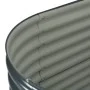 Gray galvanized steel flower bed 160x80x81 cm by vidaXL, Pots and planters - Ref: Foro24-45524, Price: 138,18 €, Discount: %