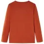 Kinder langärmliges T-Shirt in hellem Terrakotta, Größe 128. von , Kinder-T-Shirts - Ref: Foro24-13142, Preis: 8,64 €, Rabatt: %