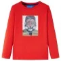 Kinder Langarmshirt rot 116 von , Kinder-T-Shirts - Ref: Foro24-13286, Preis: 8,59 €, Rabatt: %