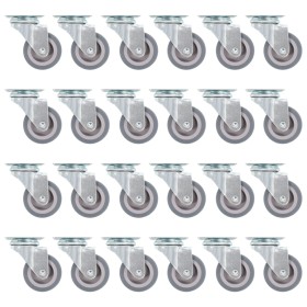 Swivel wheels 24 units 50 mm by vidaXL, Material handling - Ref: Foro24-143435, Price: 55,22 €, Discount: %