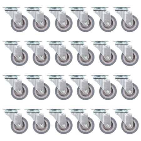 Schwenkräder 24 Einheiten 50 mm von vidaXL, Materialhandhabung - Ref: Foro24-143435, Preis: 55,22 €, Rabatt: %