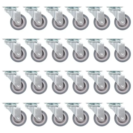 Swivel wheels 24 units 50 mm by vidaXL, Material handling - Ref: Foro24-143435, Price: 51,84 €, Discount: %