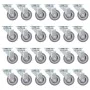 Ruedas giratorias 24 unidades 50 mm de vidaXL, Manipulación de materiales - Ref: Foro24-143435, Precio: 51,67 €, Descuento: %