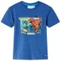 Kinder T-Shirt in dunkelblau meliert, Größe 128. von , Kinder-T-Shirts - Ref: Foro24-12242, Preis: 8,12 €, Rabatt: %