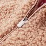 Kinderjacke mit Kapuze aus hellem cognacfarbenem Kunstfell und Futter aus Schafsfellimitat, Größe 128. von , Oberbekleidung f...