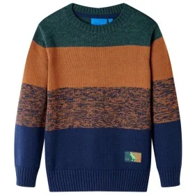 Gestreifter Strickpullover für Kinder in Größe 128 von , Kinder-T-Shirts - Ref: Foro24-14497, Preis: 12,41 €, Rabatt: %