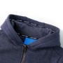 Sudadera infantil con capucha y cremallera azul oscuro mélange 128 by , Kids T-shirts - Ref: Foro24-12952, Price: 17,80 €, Di...