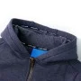 Sudadera infantil con capucha y cremallera azul oscuro mélange 128 by , Kids T-shirts - Ref: Foro24-12952, Price: 17,61 €, Di...