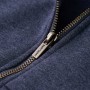 Sudadera infantil con capucha y cremallera azul oscuro mélange 128 by , Kids T-shirts - Ref: Foro24-12952, Price: 17,80 €, Di...