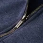 Sudadera infantil con capucha y cremallera azul oscuro mélange 128 by , Kids T-shirts - Ref: Foro24-12952, Price: 17,61 €, Di...