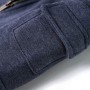 Sudadera infantil con capucha y cremallera azul oscuro mélange 128 by , Kids T-shirts - Ref: Foro24-12952, Price: 17,80 €, Di...