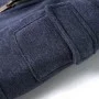 Sudadera infantil con capucha y cremallera azul oscuro mélange 128 by , Kids T-shirts - Ref: Foro24-12952, Price: 17,61 €, Di...