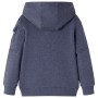 Sudadera infantil con capucha y cremallera azul oscuro mélange 104 by , Kids T-shirts - Ref: Foro24-12950, Price: 15,11 €, Di...