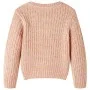 Weicher rosa Strickpullover für Kinder, Größe 128. von , Kinder-T-Shirts - Ref: Foro24-14527, Preis: 12,74 €, Rabatt: %