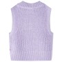 Chaleco infantil de punto color lila claro 92 de , Camisetas para niños - Ref: Foro24-14544, Precio: 13,46 €, Descuento: %
