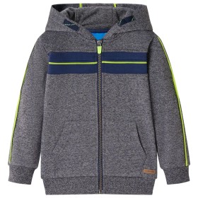 Sudadera infantil con capucha y cremallera gris mélange 140 by , Kids T-shirts - Ref: Foro24-13278, Price: 19,52 €, Discount: %