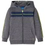 Sudadera infantil con capucha y cremallera gris mélange 140 by , Kids T-shirts - Ref: Foro24-13278, Price: 19,52 €, Discount: %