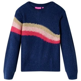 Kinder-Strickpullover in Marineblau, Größe 116 von , Kinder-T-Shirts - Ref: Foro24-14531, Preis: 12,41 €, Rabatt: %