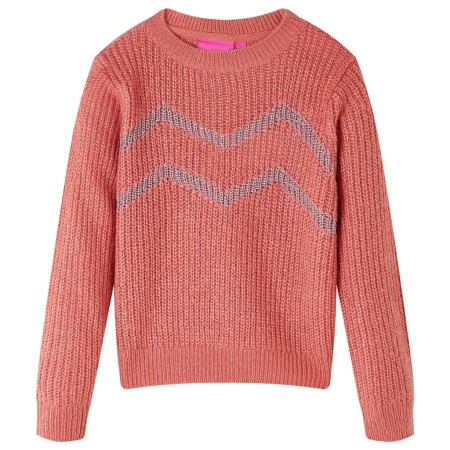Kinder-Strickpullover in mittelrosa, Größe 116. von , Kinder-T-Shirts - Ref: Foro24-14506, Preis: 12,54 €, Rabatt: %