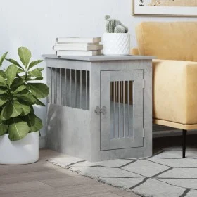 Jaula para perros madera ingeniería gris hormigón 45x62x59 cm by , Dog kennels - Ref: Foro24-838312, Price: 80,88 €, Discount: %