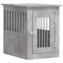 Jaula para perros madera ingeniería gris hormigón 45x62x59 cm de , Casetas para perros - Ref: Foro24-838312, Precio: 82,44 €,...