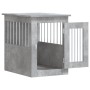 Jaula para perros madera ingeniería gris hormigón 45x62x59 cm de , Casetas para perros - Ref: Foro24-838312, Precio: 82,44 €,...