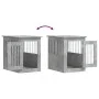Jaula para perros madera ingeniería gris hormigón 45x62x59 cm de , Casetas para perros - Ref: Foro24-838312, Precio: 80,88 €,...