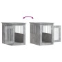 Jaula para perros madera ingeniería gris hormigón 45x62x59 cm de , Casetas para perros - Ref: Foro24-838312, Precio: 82,44 €,...