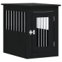 Hundekäfig aus schwarzem Ingenieurholz 45x62x59 cm von , Hundehütten - Ref: Foro24-838310, Preis: 65,01 €, Rabatt: %