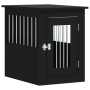 Jaula para perros madera de ingeniería negro 45x62x59 cm de , Casetas para perros - Ref: Foro24-838310, Precio: 66,22 €, Desc...