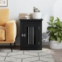 Hundekäfig aus schwarzem Ingenieurholz 45x62x59 cm von , Hundehütten - Ref: Foro24-838310, Preis: 66,01 €, Rabatt: %