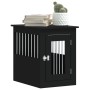 Hundekäfig aus schwarzem Ingenieurholz 45x62x59 cm von , Hundehütten - Ref: Foro24-838310, Preis: 66,01 €, Rabatt: %