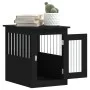 Hundekäfig aus schwarzem Ingenieurholz 45x62x59 cm von , Hundehütten - Ref: Foro24-838310, Preis: 65,01 €, Rabatt: %