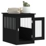 Hundekäfig aus schwarzem Ingenieurholz 45x62x59 cm von , Hundehütten - Ref: Foro24-838310, Preis: 66,01 €, Rabatt: %