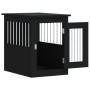 Hundekäfig aus schwarzem Ingenieurholz 45x62x59 cm von , Hundehütten - Ref: Foro24-838310, Preis: 66,01 €, Rabatt: %