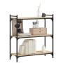 Bücherregal 3 Regale aus Eichenholz Sonoma 80x30x86 cm von , Bücherregale und Regale - Ref: Foro24-837668, Preis: 47,14 €, Ra...