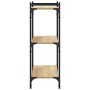 Bücherregal 3 Regale aus Eichenholz Sonoma 80x30x86 cm von , Bücherregale und Regale - Ref: Foro24-837668, Preis: 47,14 €, Ra...