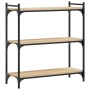 Bücherregal 3 Regale aus Eichenholz Sonoma 80x30x86 cm von , Bücherregale und Regale - Ref: Foro24-837668, Preis: 47,14 €, Ra...